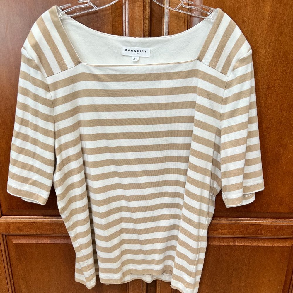 Downeast Square Neck Tee